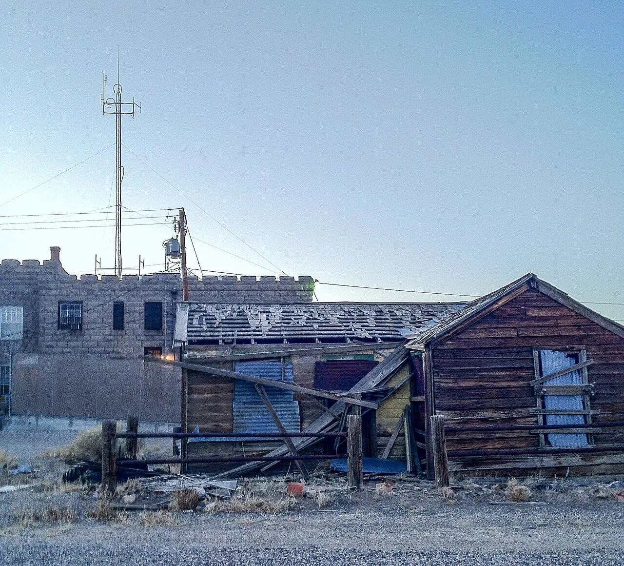 Historic buildings in Goldfield, Nevada