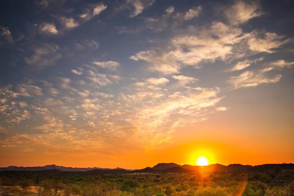 Sunset on Castle Hot Springs Rd, Arizona