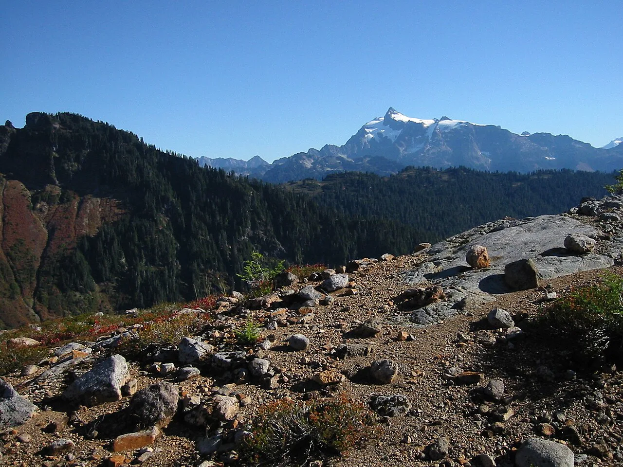 Mount Shuksan, near Baker Hot Springs, Washington