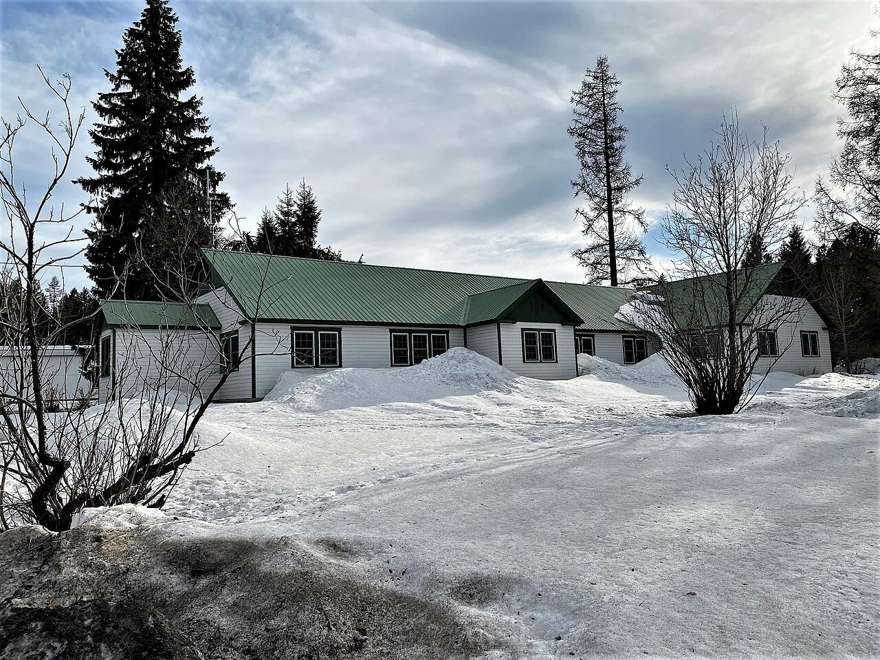 McCall District Administrative Site in winter, McCall, Idaho