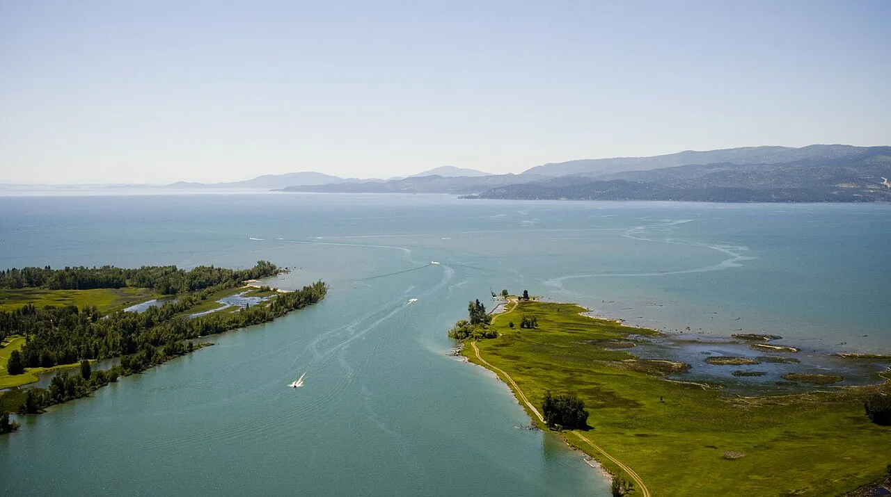 Flathead River, Flathead Lake, Montana