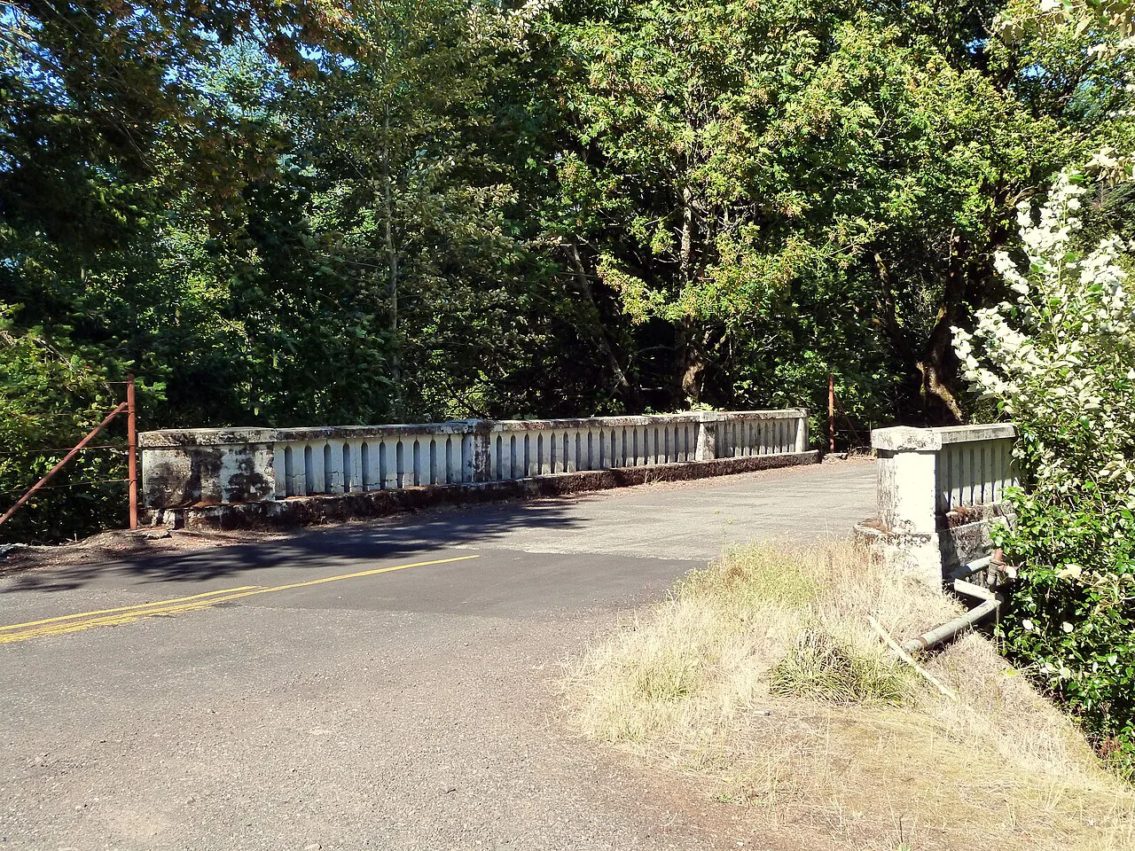 Gorton Creek Bridge at Wyeth, Oregon, across the Columbia River from Carson, Washington