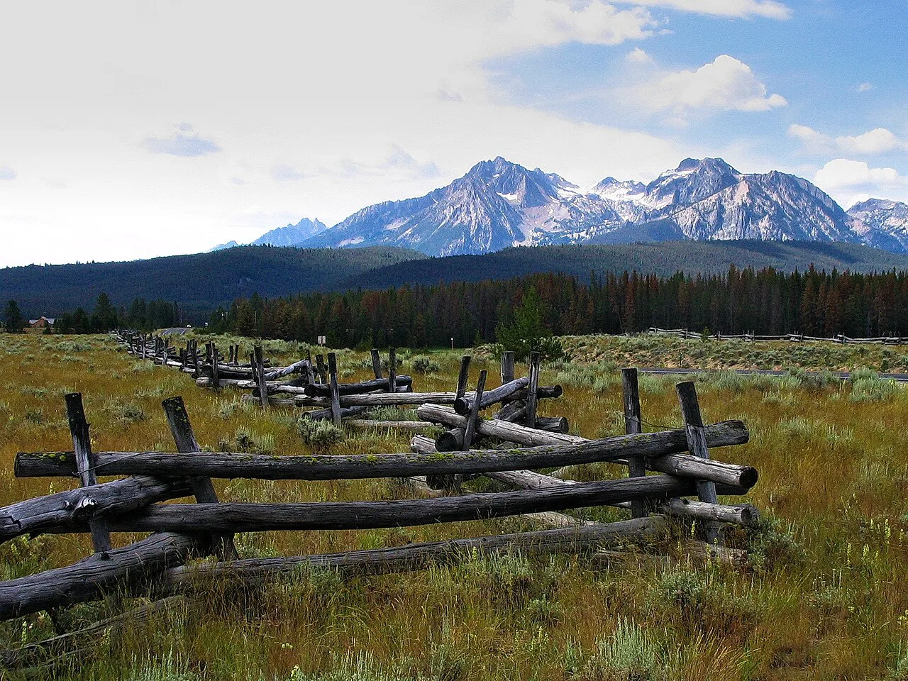 Ranchland On The Way To Sun Valley, near Ketchum, Idaho