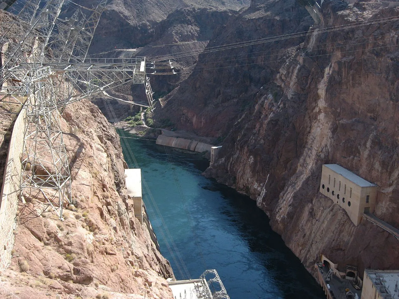 Black Canyon of the Colorado River below Hoover Dam, Nevada