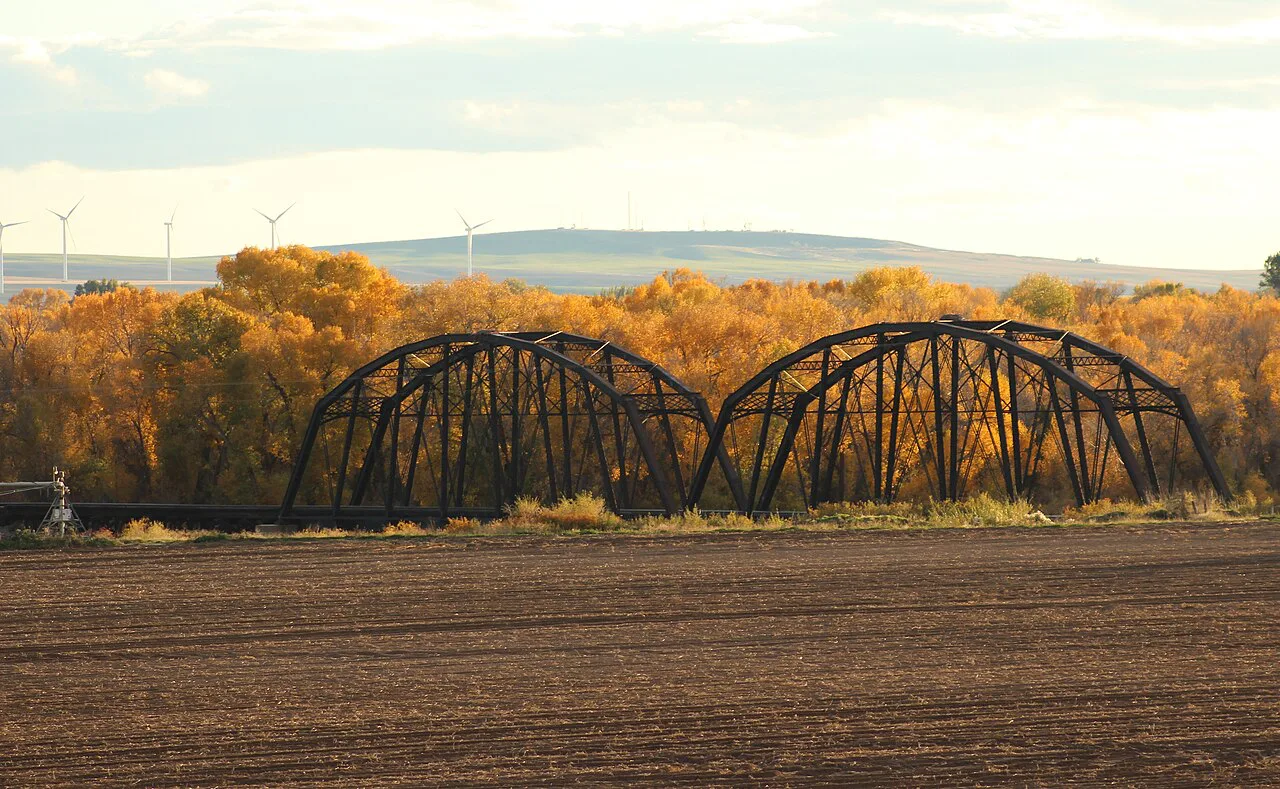 Bridge near Ririe and Heise Hot Springs, Idaho