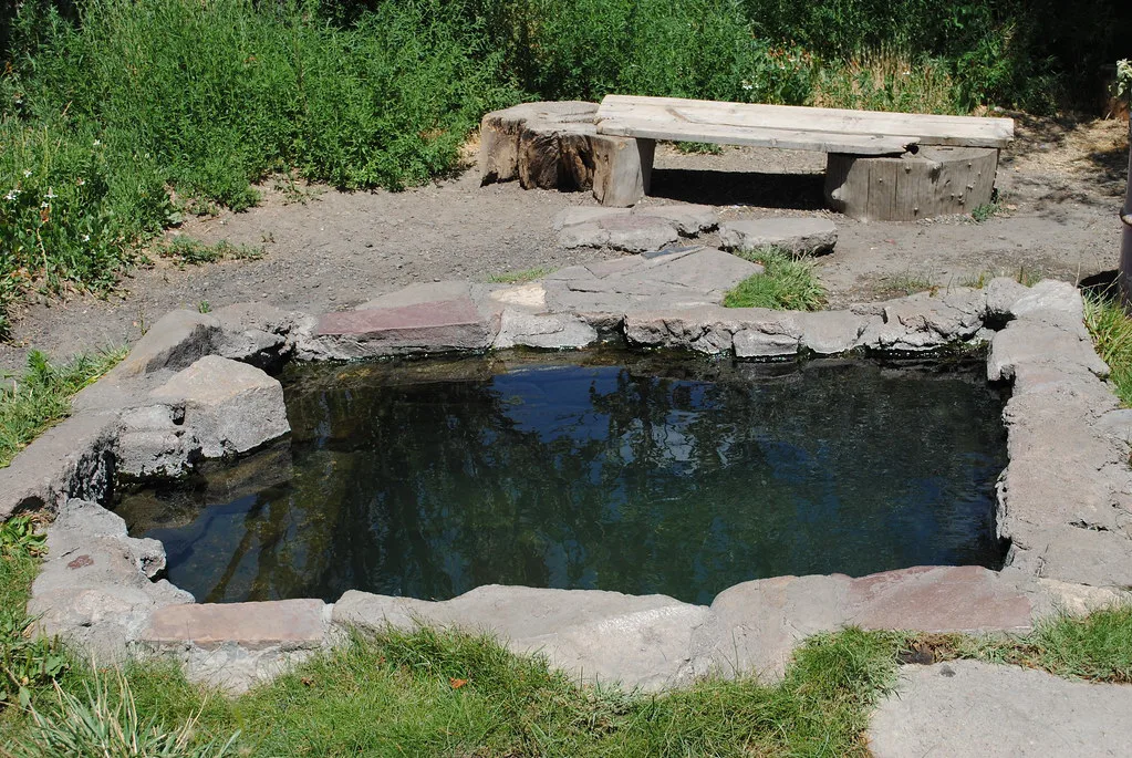 Montezuma Hot Springs: "The Cube", New Mexico