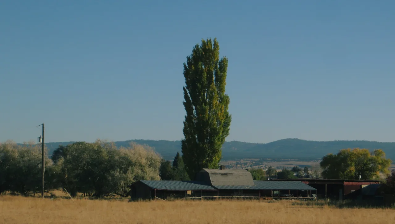 Farmland north of Burns, Oregon