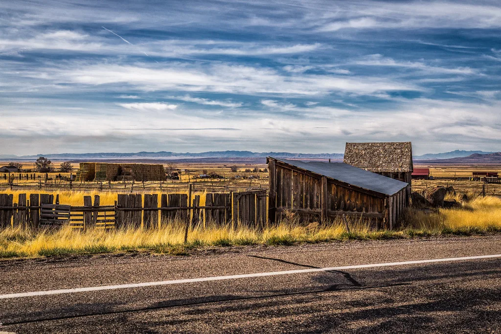 U.S. Route 50 Utah West Towards Delta, about 18 km from Fillmore