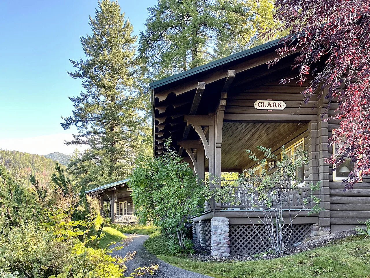 Lewis and Clark Cabins, Belton Chalet, US Highway 2, West Glacier, MT, Montana