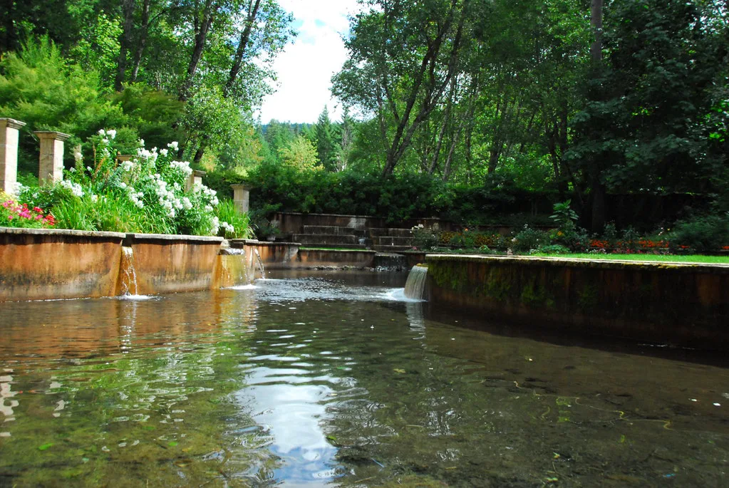 Belknap Hot Springs Resort..One of many ponds, Oregon