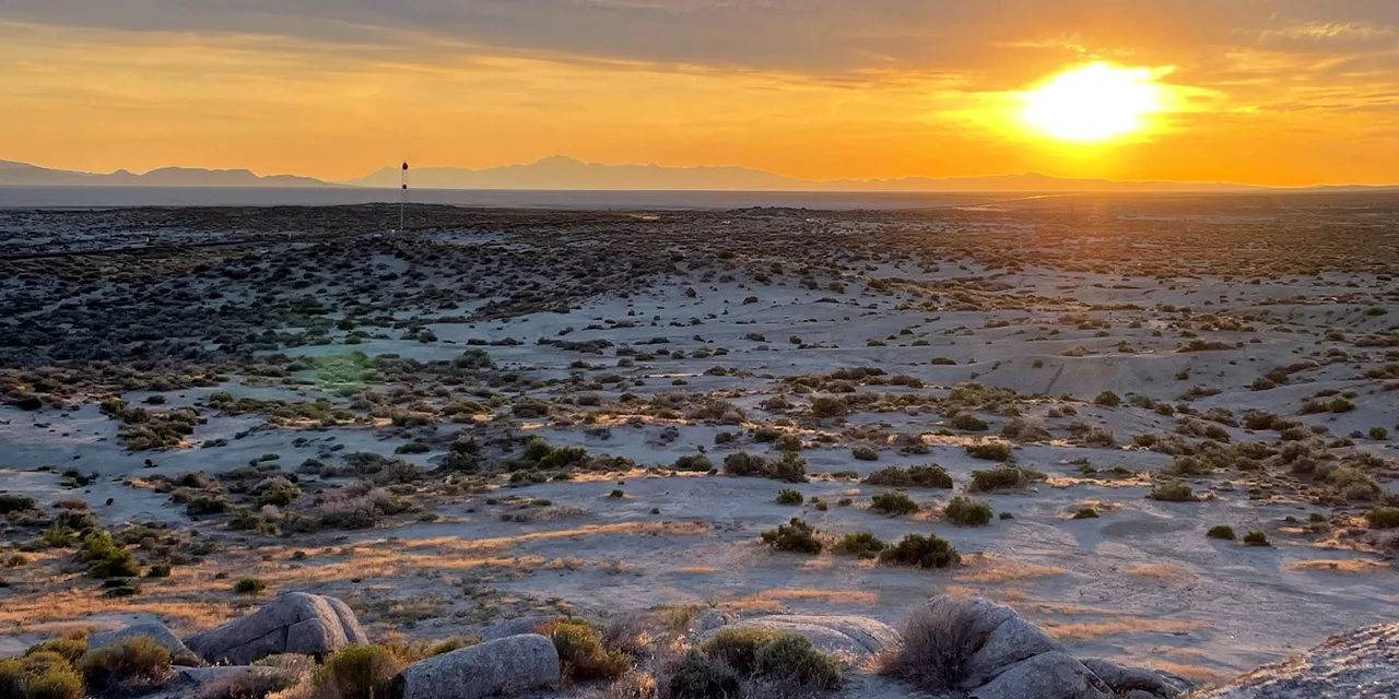 Playa sunrise near Trego Hot Springs, Nevada