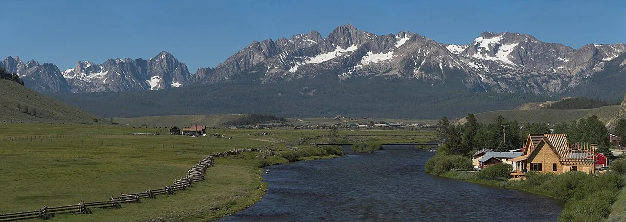 Stanley and the Sawtooth Mountains, Idaho