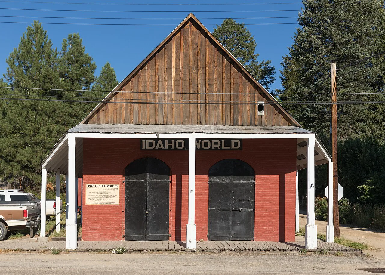 Historic Idaho World building, Idaho City, Idaho