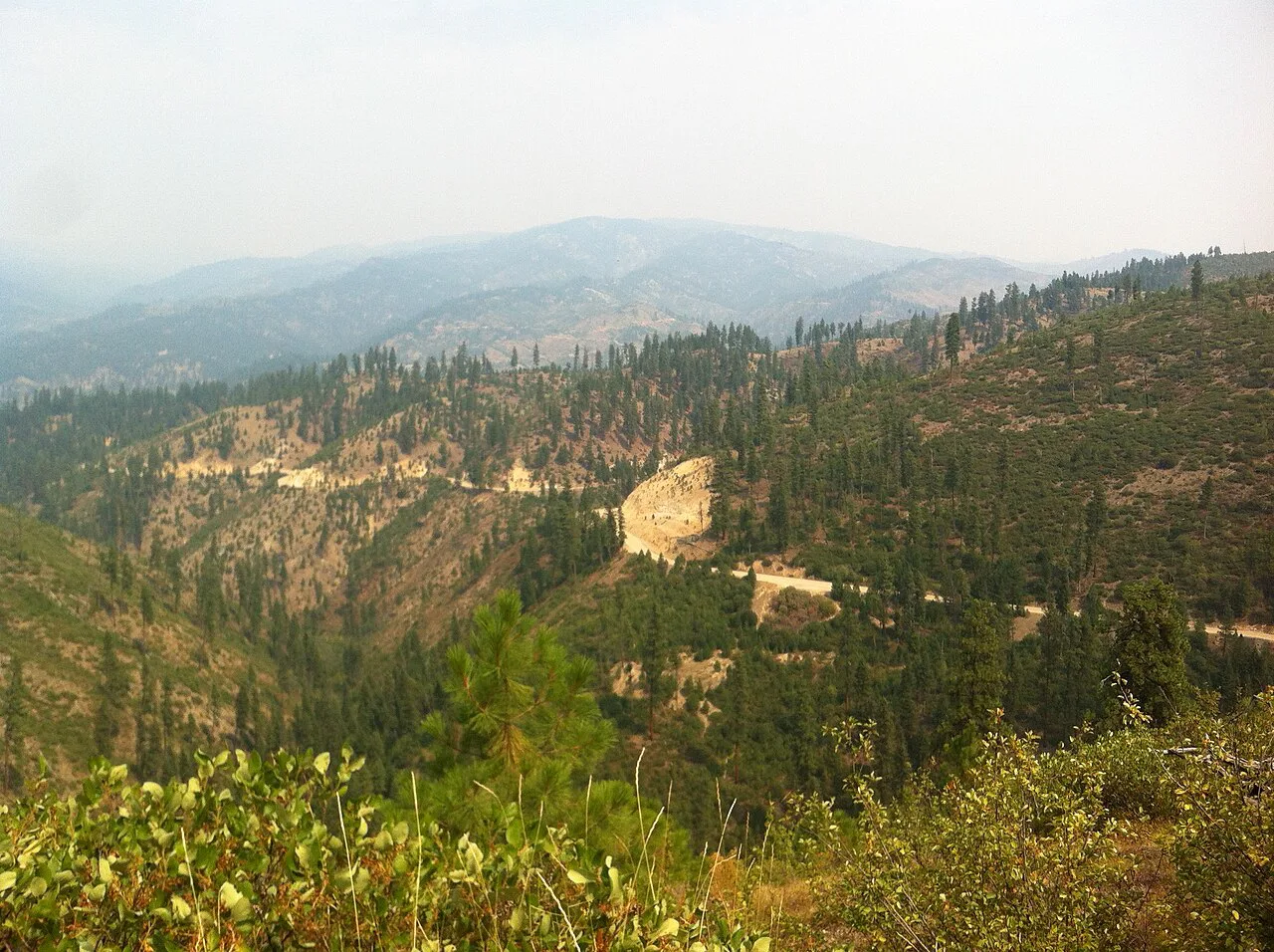 Ponderosa Pine Scenic Route, Lowman, ID , USA, near Kirkham Hot Springs, Idaho