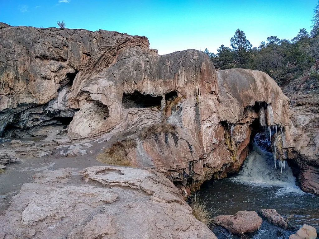Soda Dam Hot Springs (Jemez Springs), New Mexico