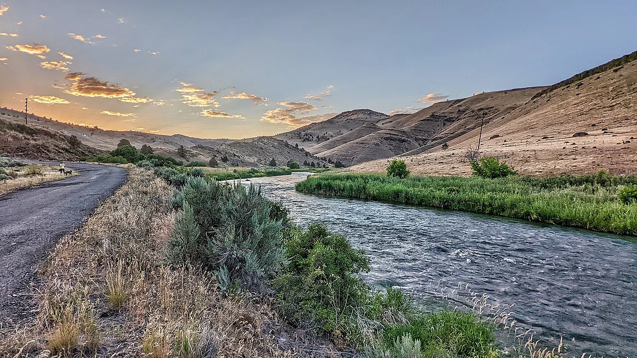Sunset near Juntura, Oregon