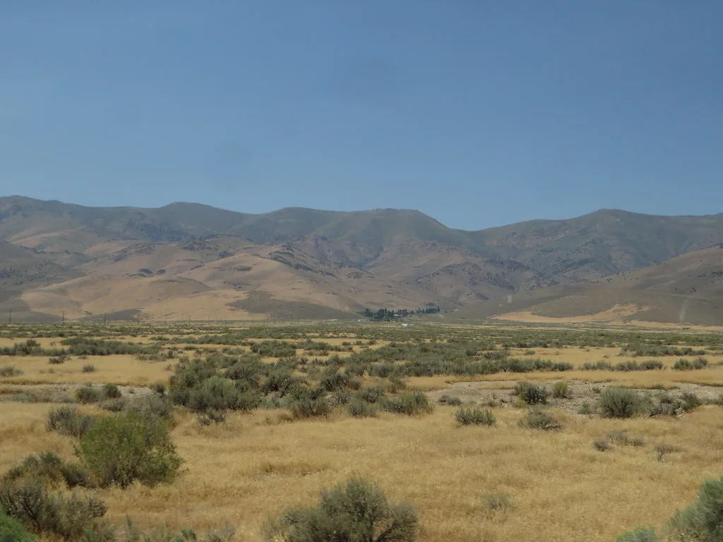 Nevada State Route Near Unionville, Nevada, about 17 km from Kyle Hot Springs