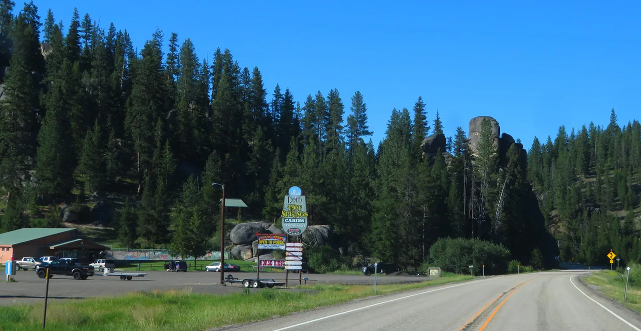 Lolo Hot Springs, U.S. Route 12 Between Kooskia, Idaho and Lolo, Montana