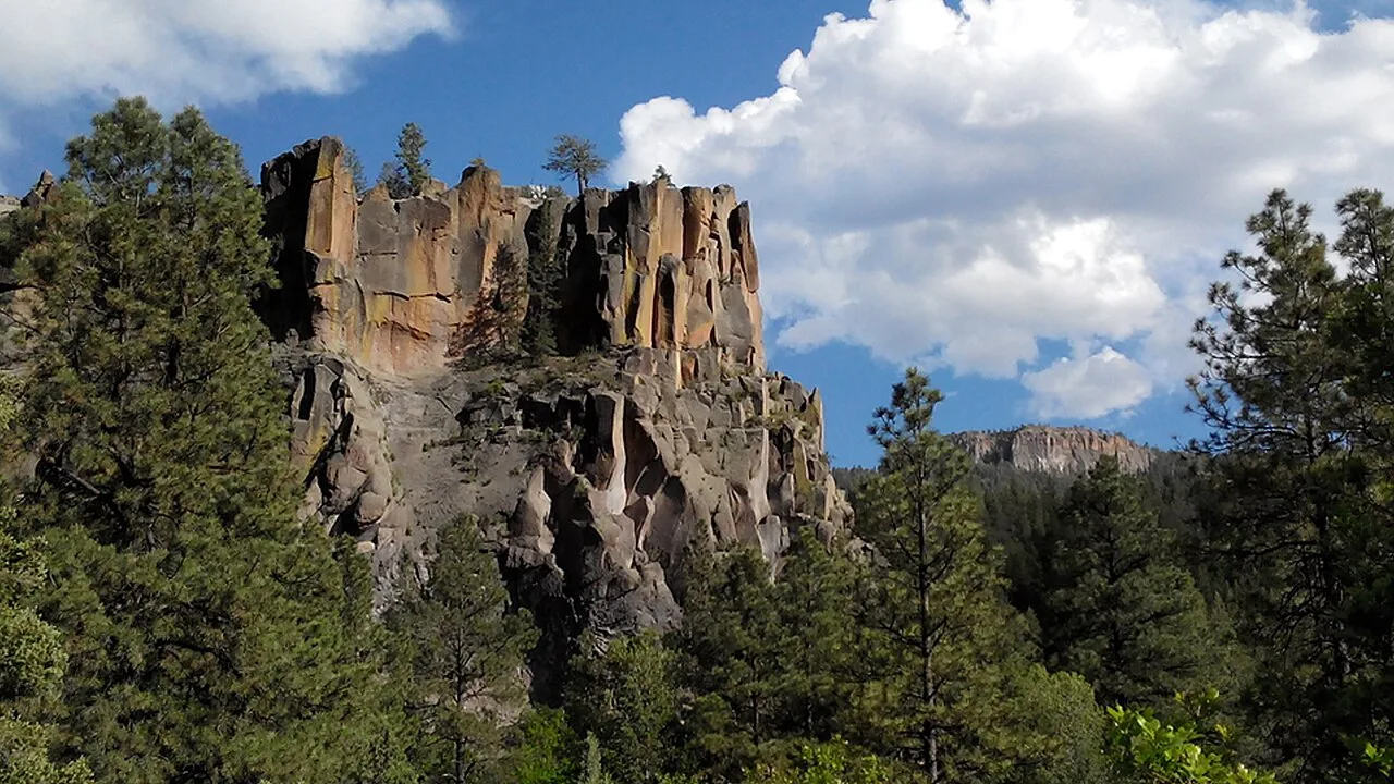 Battleship Rocks, Santa Fe National Forest, NM, near McCauley Hot Springs, New Mexico