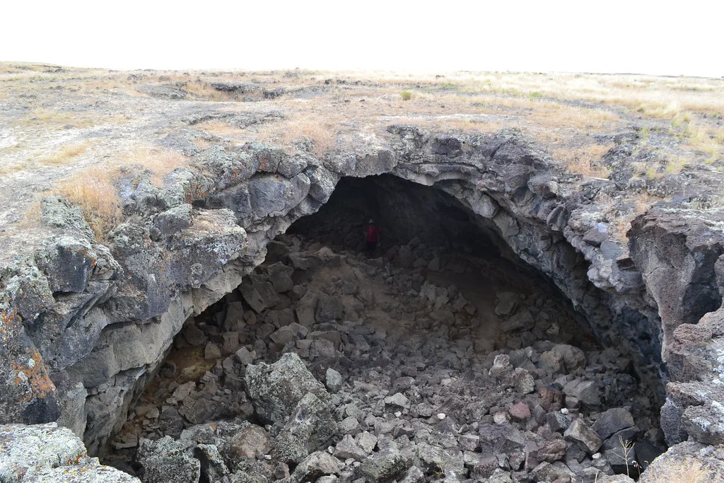 Lava Tube, near Meadow Hot Springs, Utah