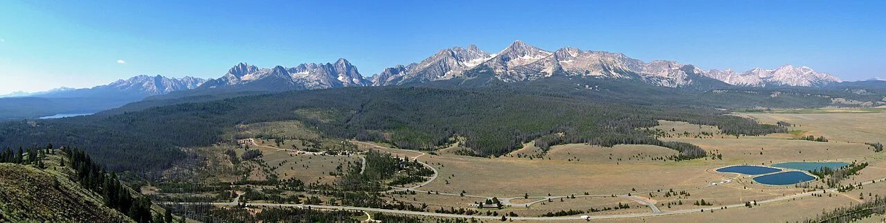 The Sawtooth Mountains, near Stanley, Idaho