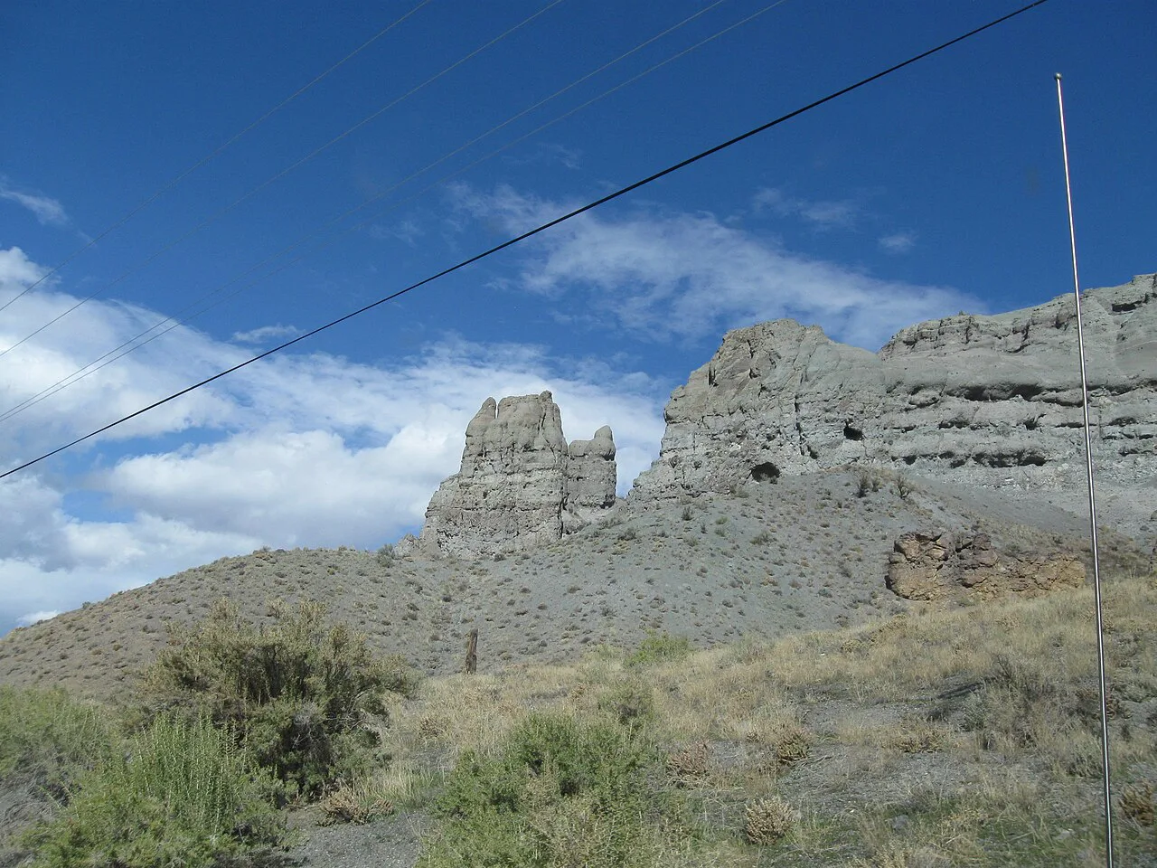 Entrance to Monroe Canyon, near Mystic Hot Springs, Utah