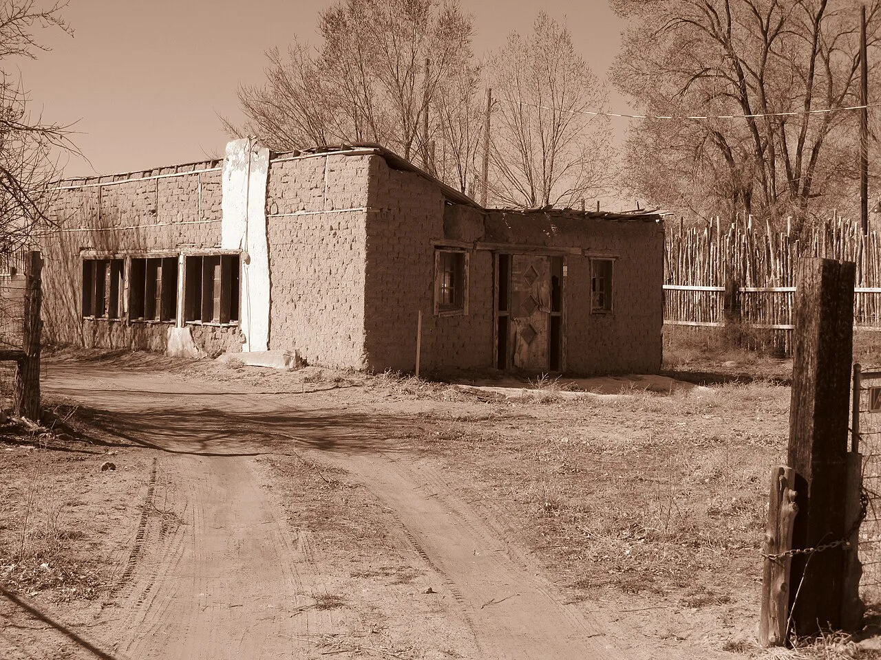 The Old Ojo Caliente motel, New Mexico