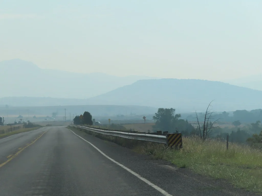 Road near Whitehall, Montana