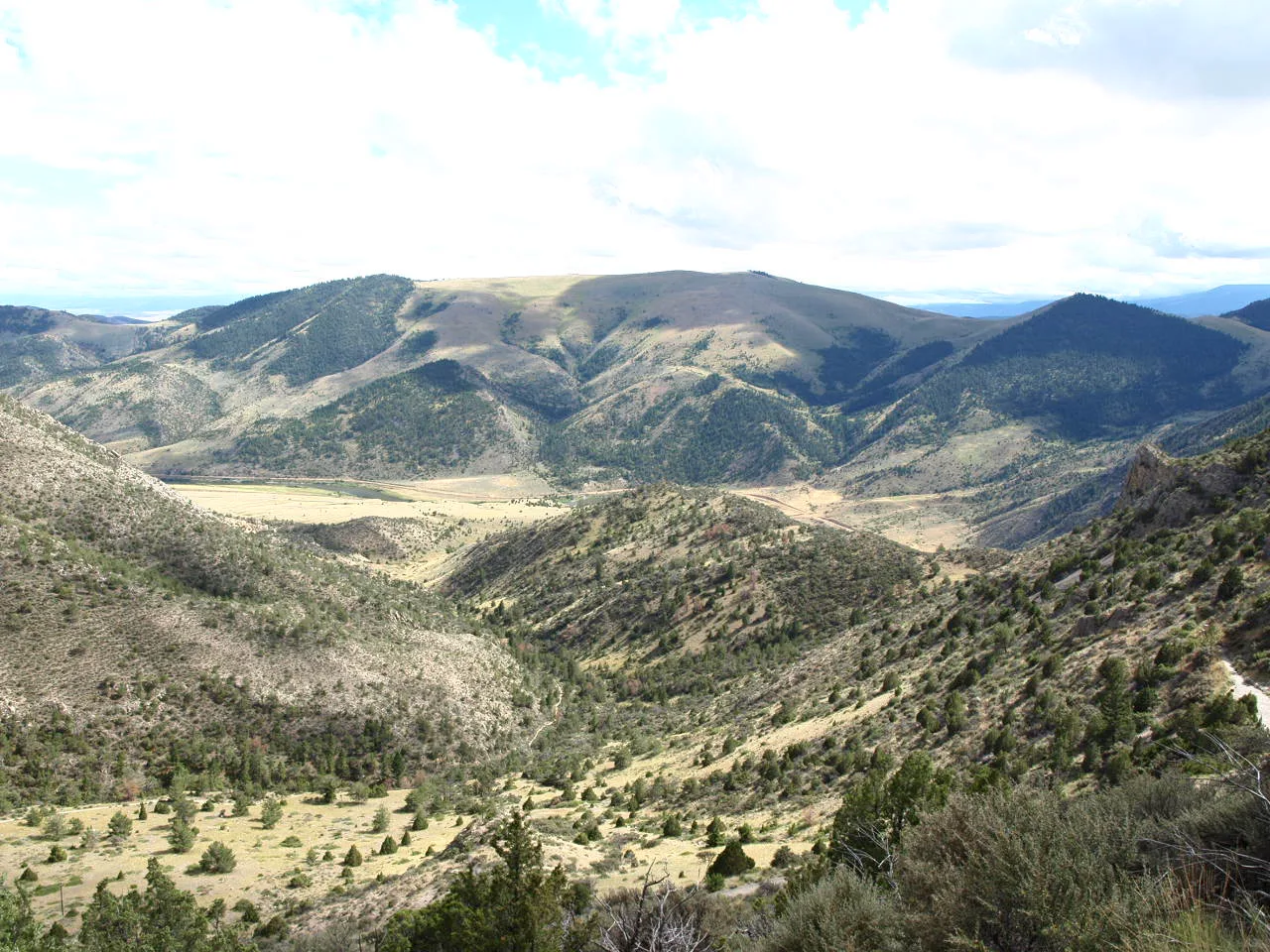 Jefferson River Valley from Lewis and Clark Caverns, Montana