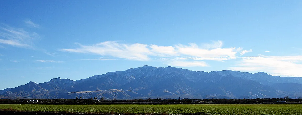 Mount Graham from Safford, Arizona