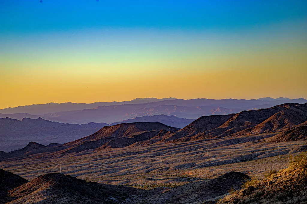 River Mountains east of Henderson, near Boulder City, Nevada