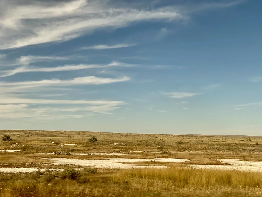 Grassy Landscape, Bowdoin National Wildlife Refuge, Malta, MT, about 16 km from Sleeping Buffalo Hot Springs, Montana