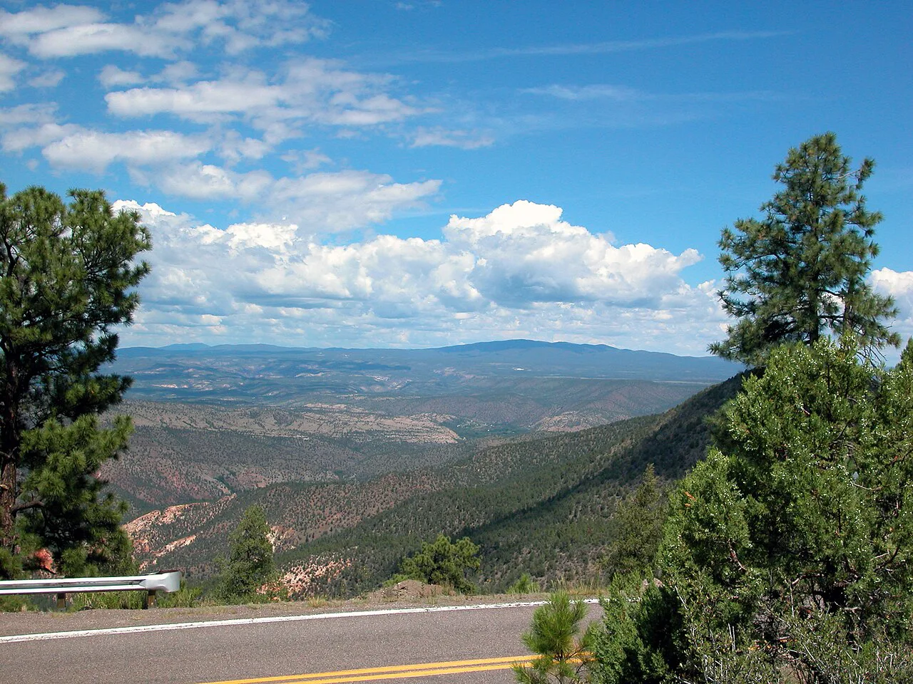 Trail of the Mountain Spirits Scenic Byway - Wilderness Panoramic View - NARA, New Mexico