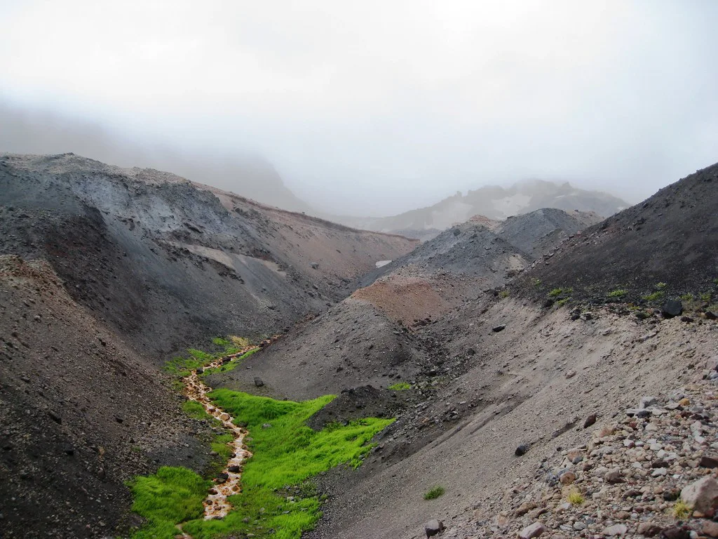 Hot Spring near Crater Glacier, Washington