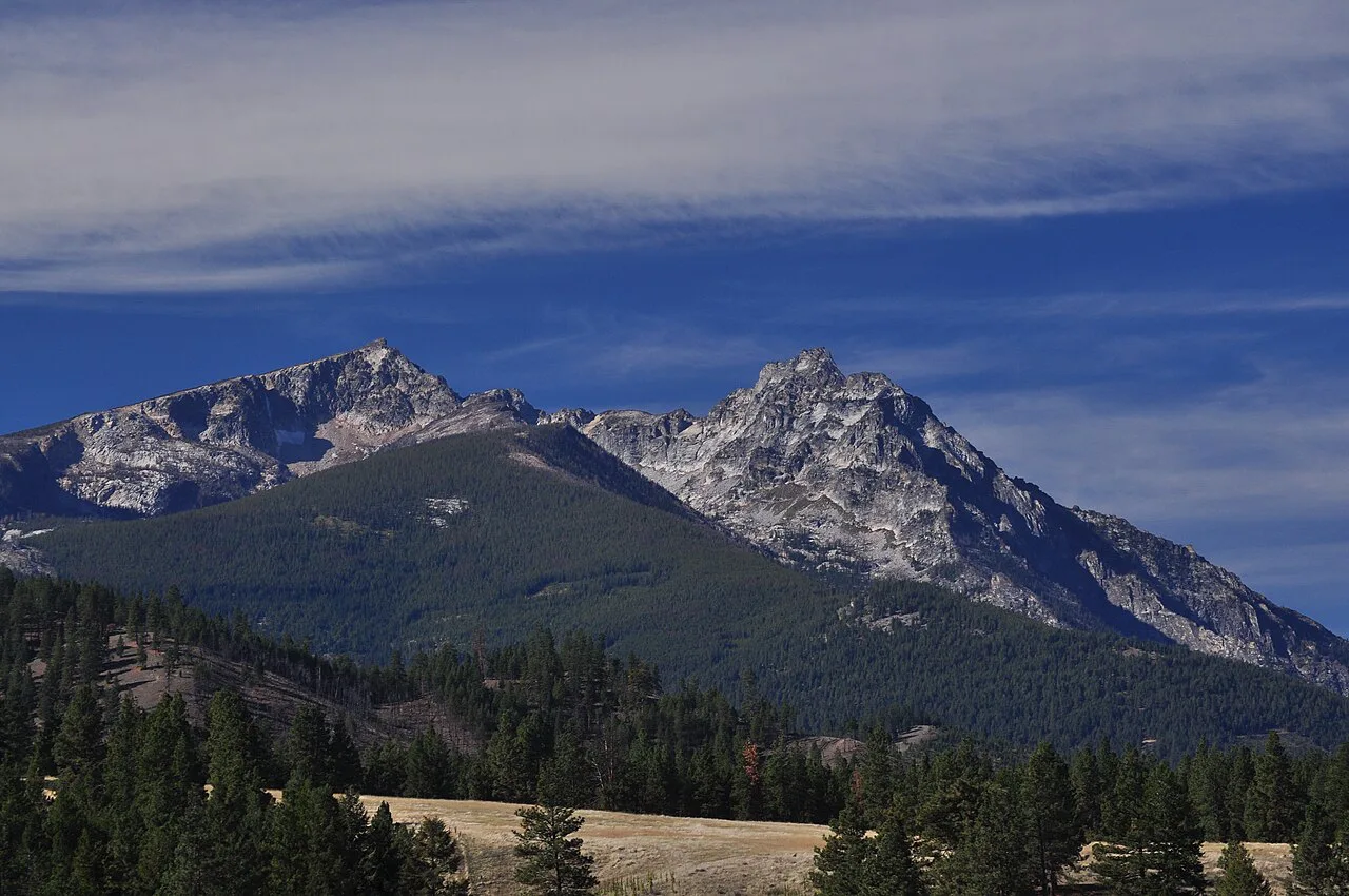 Trapper Peak in the Bitterroot Mountains, near Sula, Montana