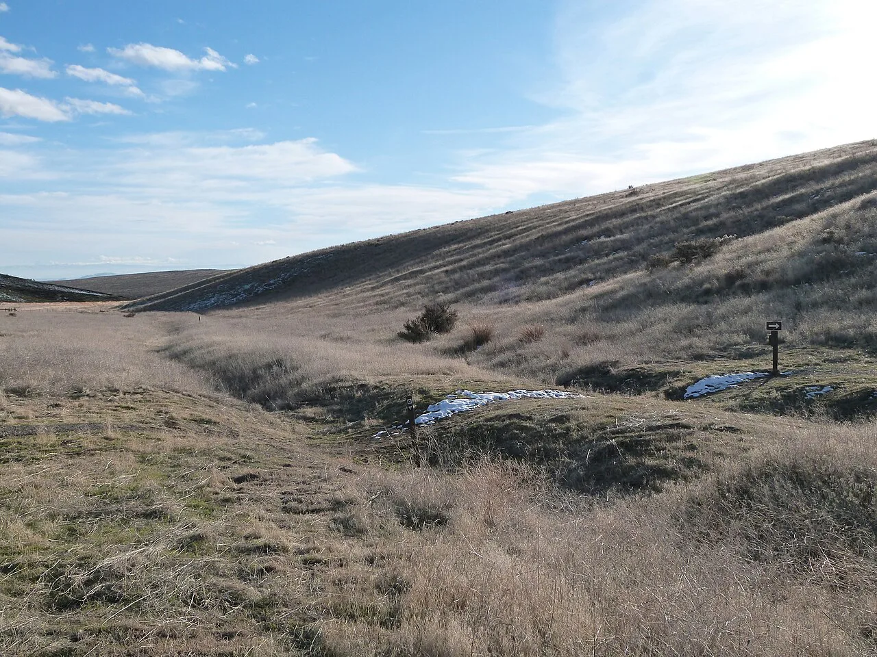 Oregon Trail ruts at Keeney Pass, near Vale, Oregon